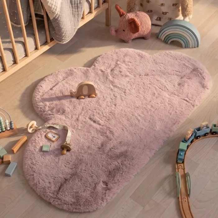 Kinderteppich - Huggy Wolke Rosa - 70x115cm
