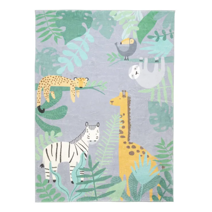 Kinderteppich - Jungle Giraffe Bunt