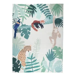 Kinderteppich - Jungle Leopard Bunt