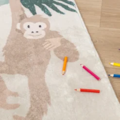 Kinderteppich - Jungle Leopard Bunt