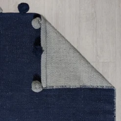 Kinderteppich - Pepito Fringe Blau - 100x150cm
