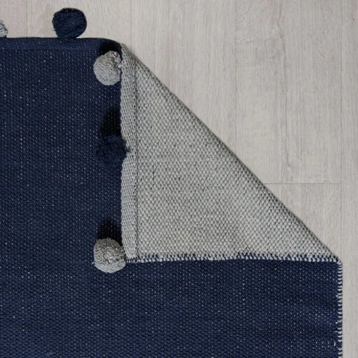 Kinderteppich - Pepito Fringe Blau - 100x150cm