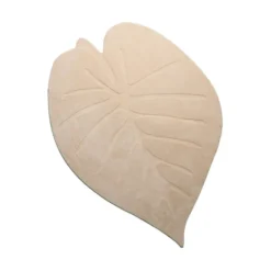 Kinderteppich Waschbar - Coco Blatt Beige