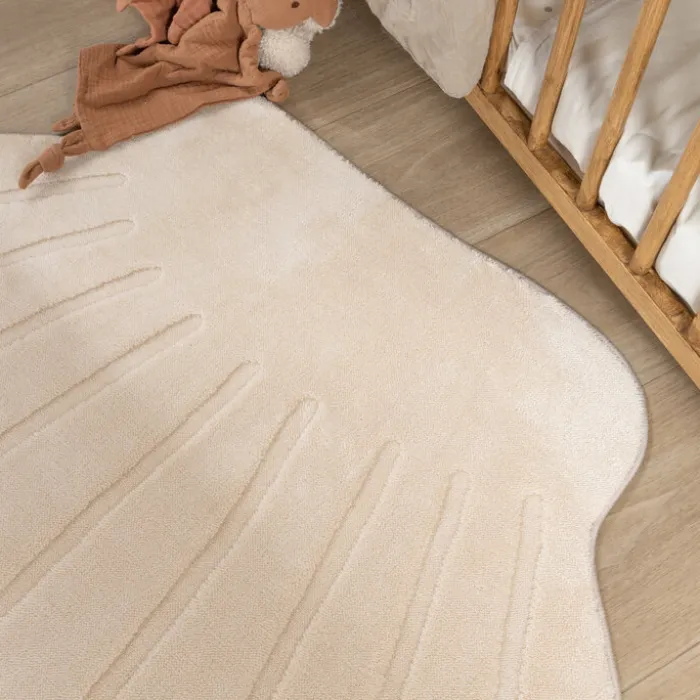 Kinderteppich Waschbar - Coco Muschel Beige