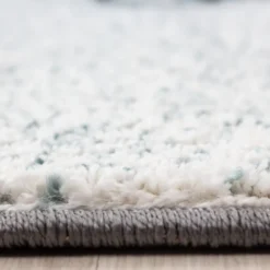 Kinderzimmer Teppich - Anna Elefant Blau
