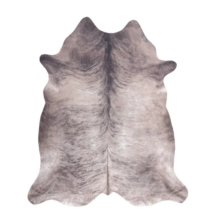 Kuhfell - Bovine Grau Braun - 155x190cm