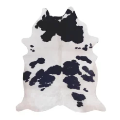 Kuhfell - Bovine Schwarz Weiß - 155x190cm