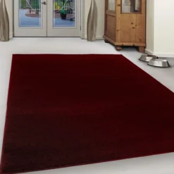 Kurzflor Teppich - Asa Rot