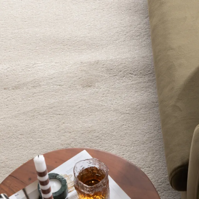 Kurzflor Teppich - Essenza Creme
