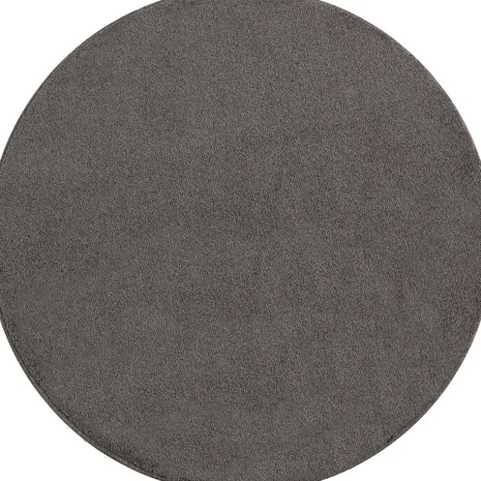 Kurzflor Teppich Rund - Asa Mocca