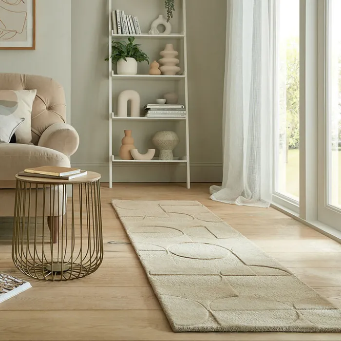 Moderner Läufer - Mozo Gigi Beige Creme - 60x230cm