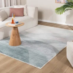Moderner Teppich - Field Grün