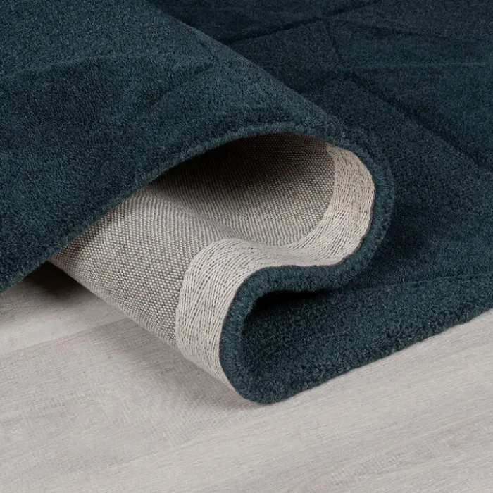 Moderner Teppich - Mozo Shard Petrol Blau