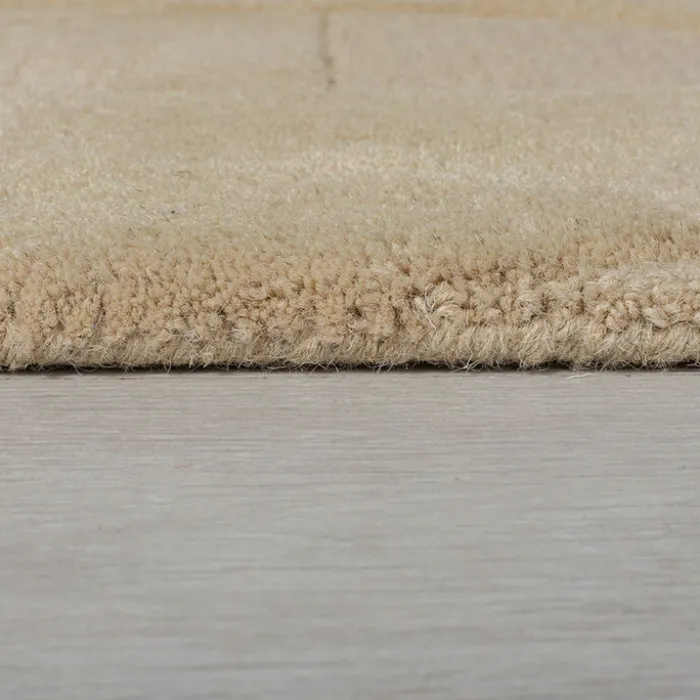 Moderner Teppich Rund - Mozo Gigi Beige Creme - Ø 160cm