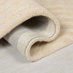 Moderner Teppich Rund - Solacio Zen Beige - Ø 160cm