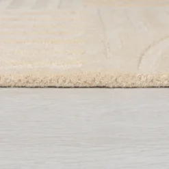Moderner Teppich Rund - Solacio Zen Beige - Ø 160cm