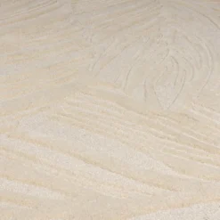 Moderner Teppich Rund - Solacio Leaves Beige - Ø 160cm