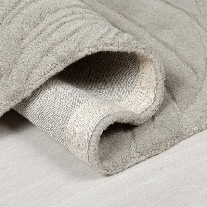 Moderner Teppich - Solacio Leaves Grau