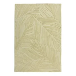 Moderner Teppich - Solacio Leaves Olivgrün