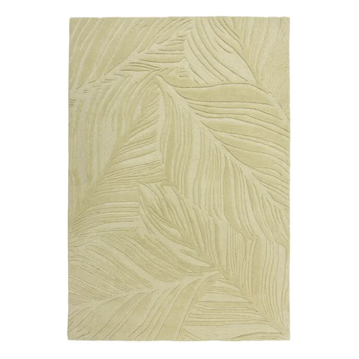 Moderner Teppich - Solacio Leaves Olivgrün