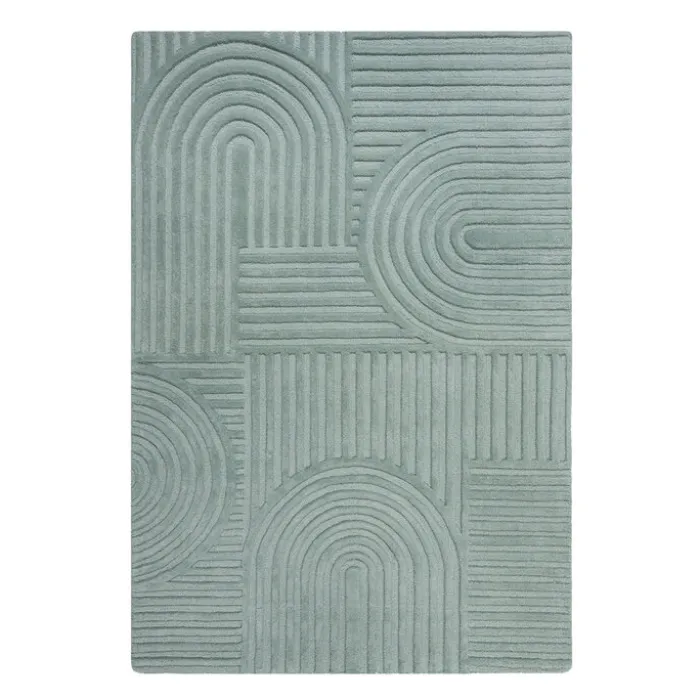 Moderner Teppich - Solacio Zen Blau Grün