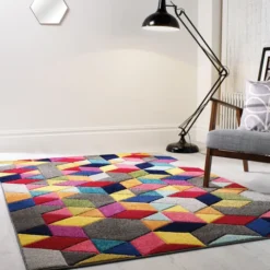 Moderner Teppich - Spectro Dynamic Bunt