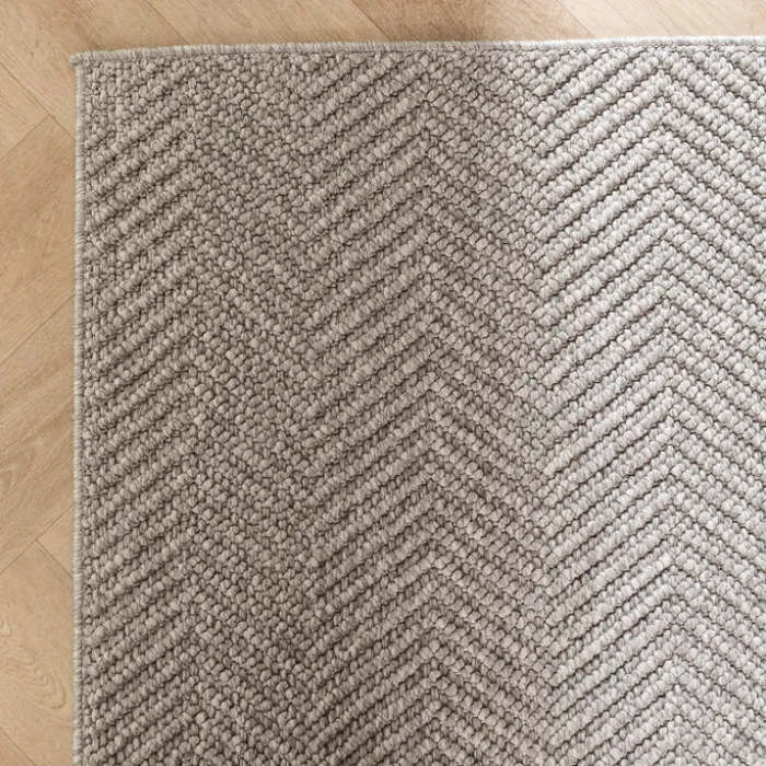 Nachhaltiger Teppich - Lorre Lines Grau Anthrazit