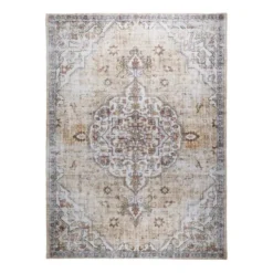 Orientteppich - Leyla Medaillon Taupe