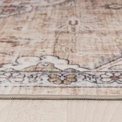 Orientteppich - Leyla Medaillon Taupe