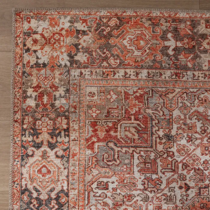 Orientteppich - Liva Kashan Terrakotta
