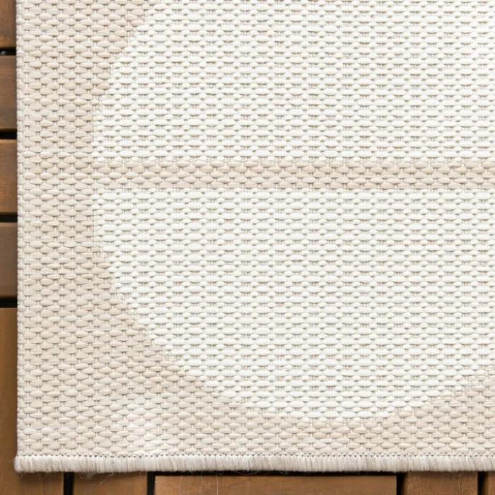 Outdoor Teppich - Capri Circles Beige Creme