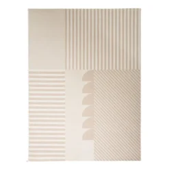 Outdoor Teppich - Capri Lines Beige Creme
