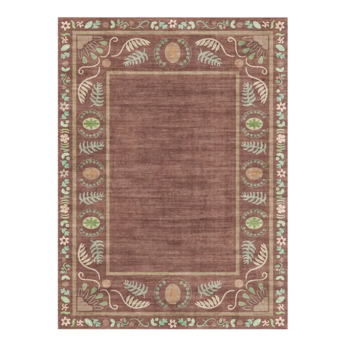 Outdoor-Teppich - Maui Border Braun