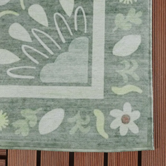 Outdoor-Teppich - Maui Border Grün