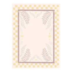 Outdoor-Teppich - Oasis Leaves Gelb Lila
