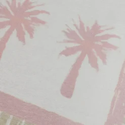 Outdoor-Teppich - Oasis Palm Rosa Grün