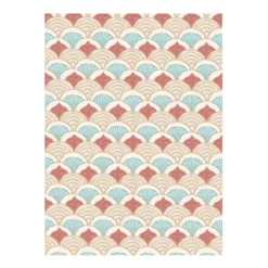 Outdoor-Teppich - Oasis Shell Blau Rot
