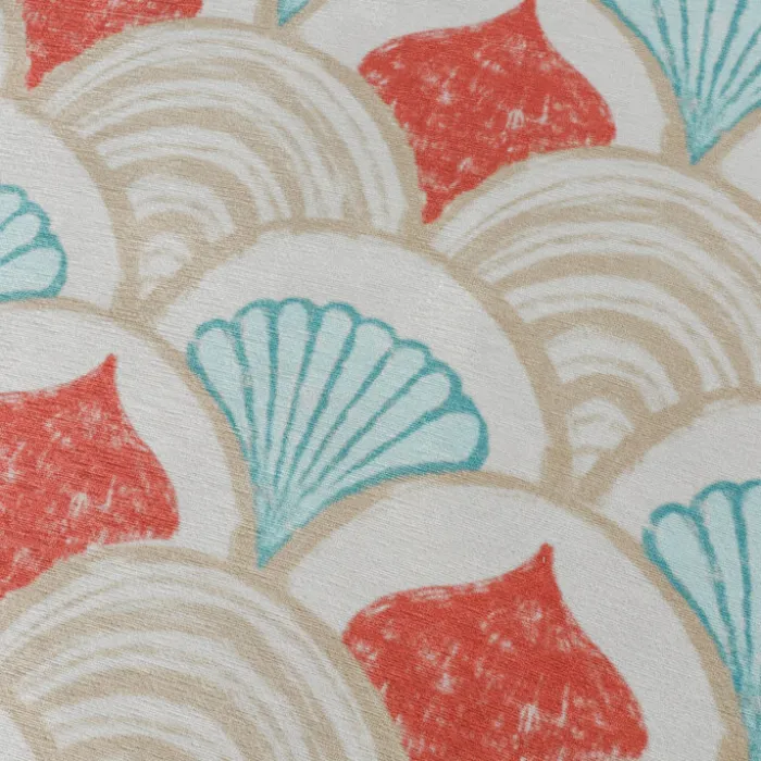 Outdoor-Teppich - Oasis Shell Blau Rot