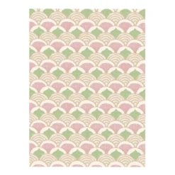 Outdoor-Teppich - Oasis Shell Rosa Grün