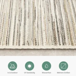 Outdoor Teppich - Torres Beige Meliert