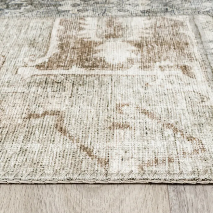 Patchwork Teppich - Lago Grau