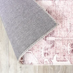 Patchwork Teppich - Lago Rot Rosa
