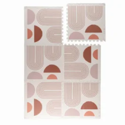 Puzzlematte - Alfie Arches Hellgrau Multi - 120x180cm