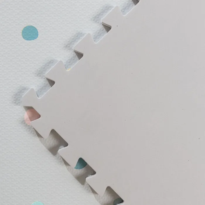 Puzzlematte - Alfie Dots Hellgrau - 120x180cm