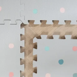 Puzzlematte - Alfie Dots Hellgrau - 120x180cm