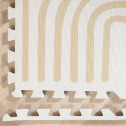 Puzzlematte - Alfie Grid Beige - 120x180cm