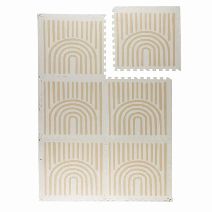 Puzzlematte - Alfie Grid Beige - 120x180cm