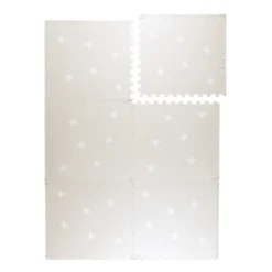 Puzzlematte - Alfie Stars Grau/Beige - 120x180cm