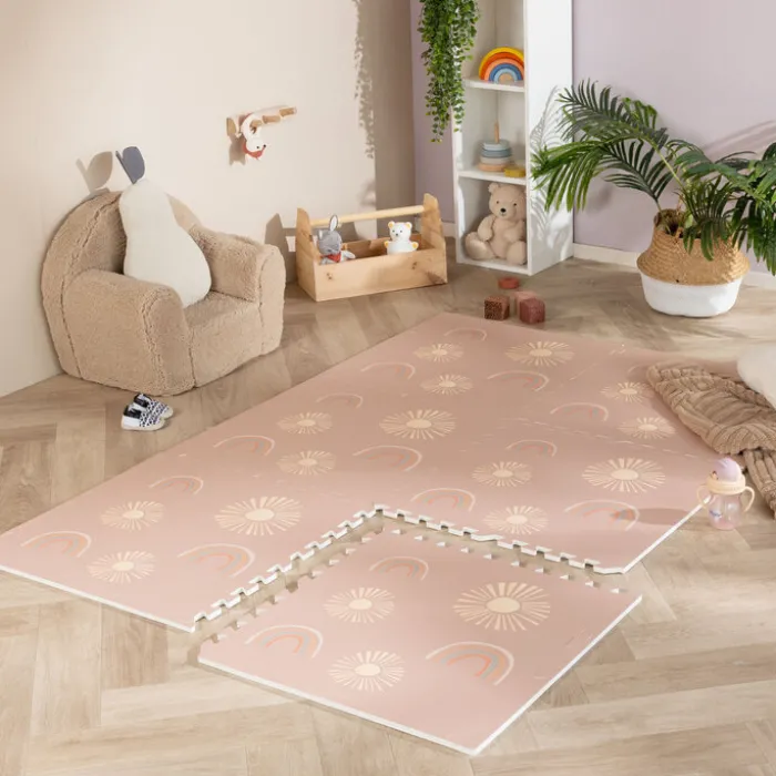 Puzzlematte - Alfie Sun Rosa - 120x180cm
