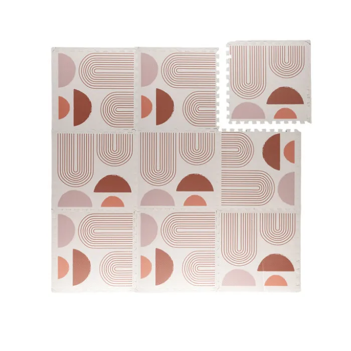 Puzzlematte - Alfie XL Arches Hellgrau Multi - 180x180cm